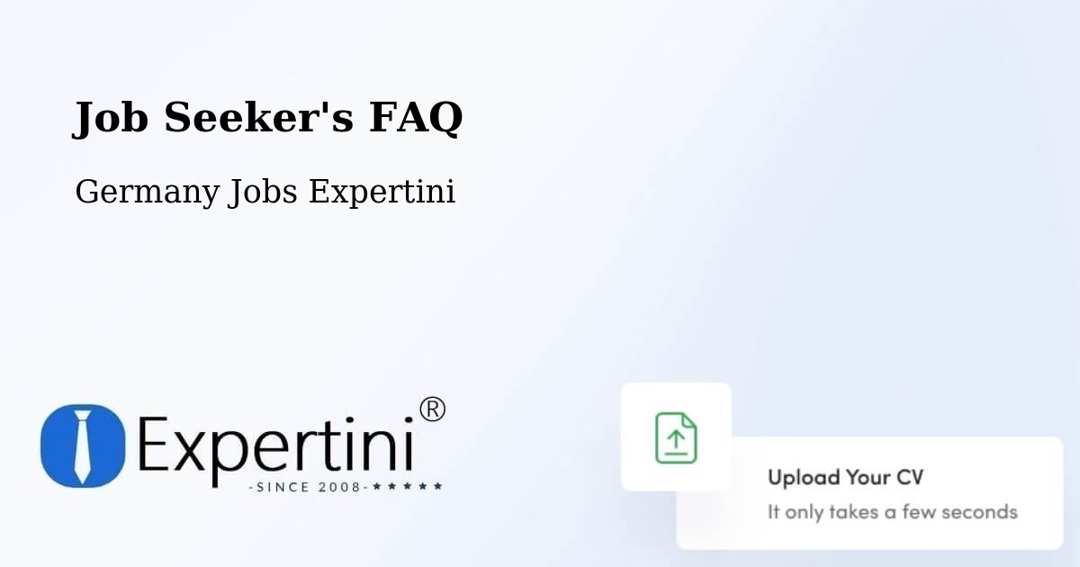 Job Seeker FAQ – Eisenbach - Germany Jobs Expertini