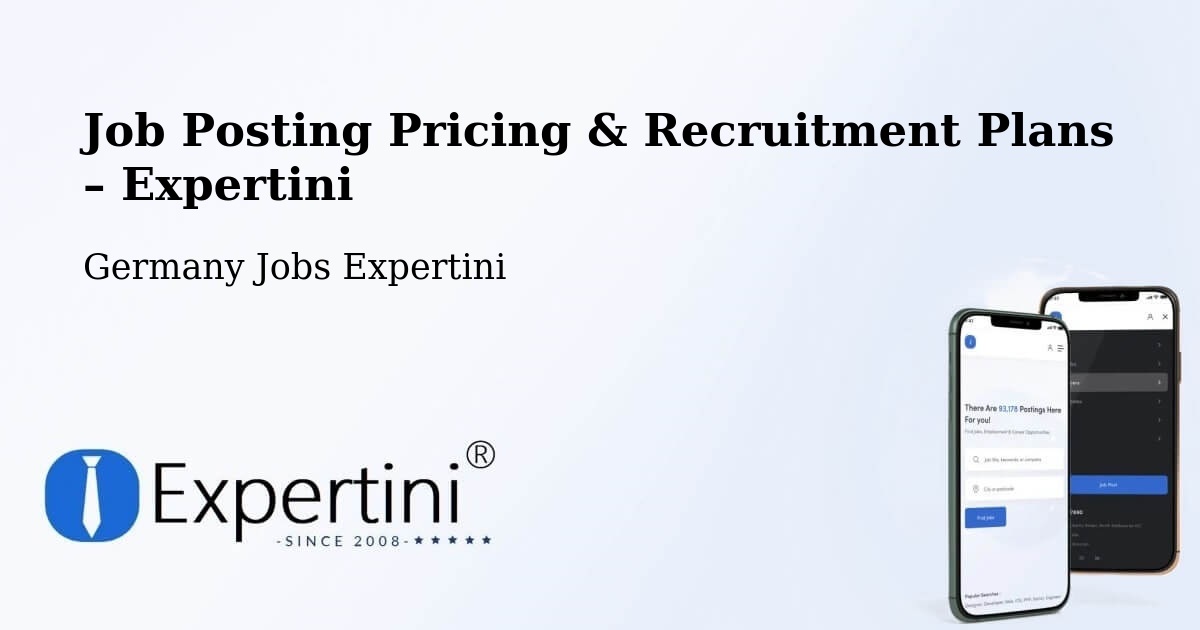 Job Posting Pricing & Recruitment Plans – Eisenbach - Eisenbach, Germany Jobs Expertini